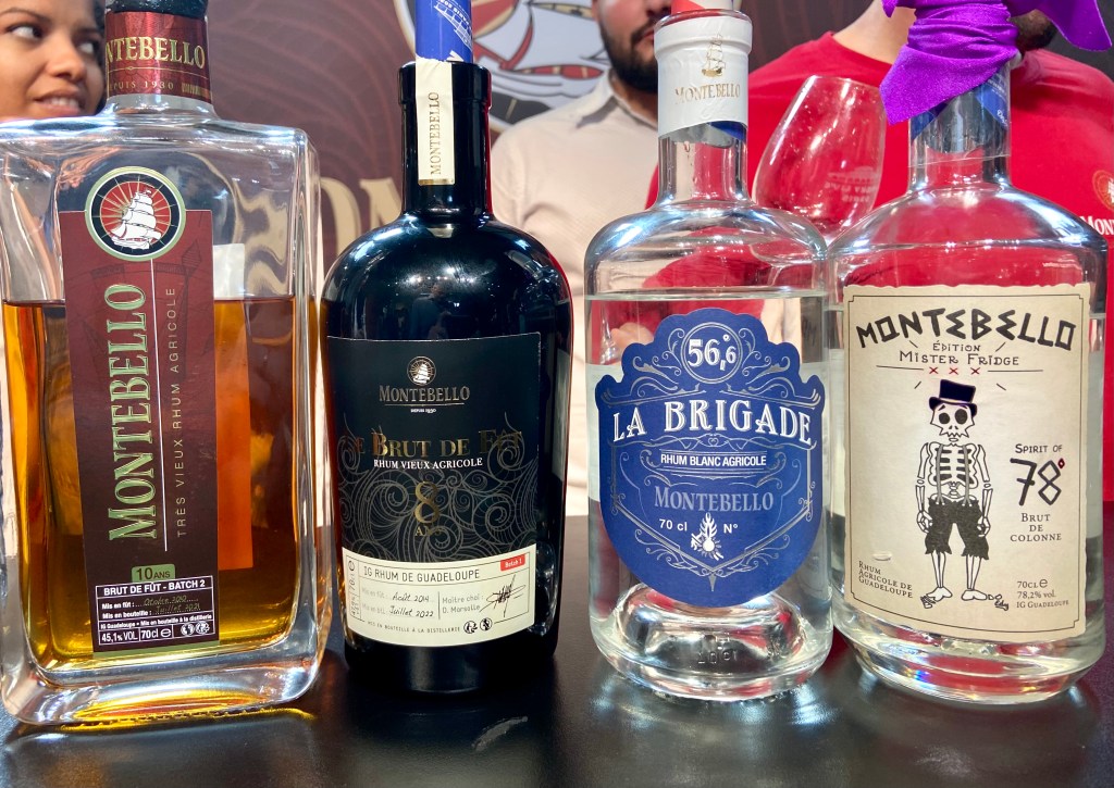 Montebello 10 ans brut de fût, Montebello 8 ans brut de fût, Montebello La Brigade et Montebello Bolokos 3
