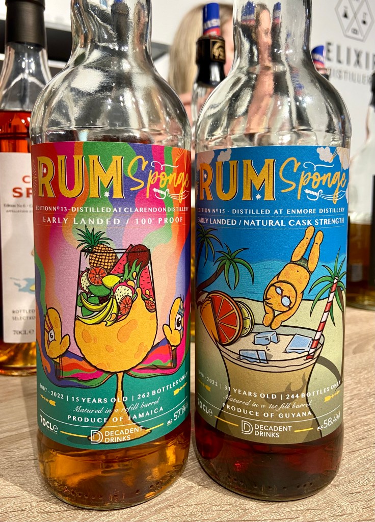 Rum Sponge Clarendon 15 ans et Enmore 31 ans