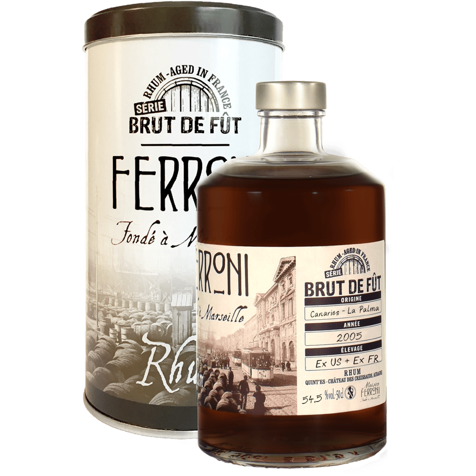 Ferroni Brut de fût 2022 - Canaries La Palma 2005 - 54.5%