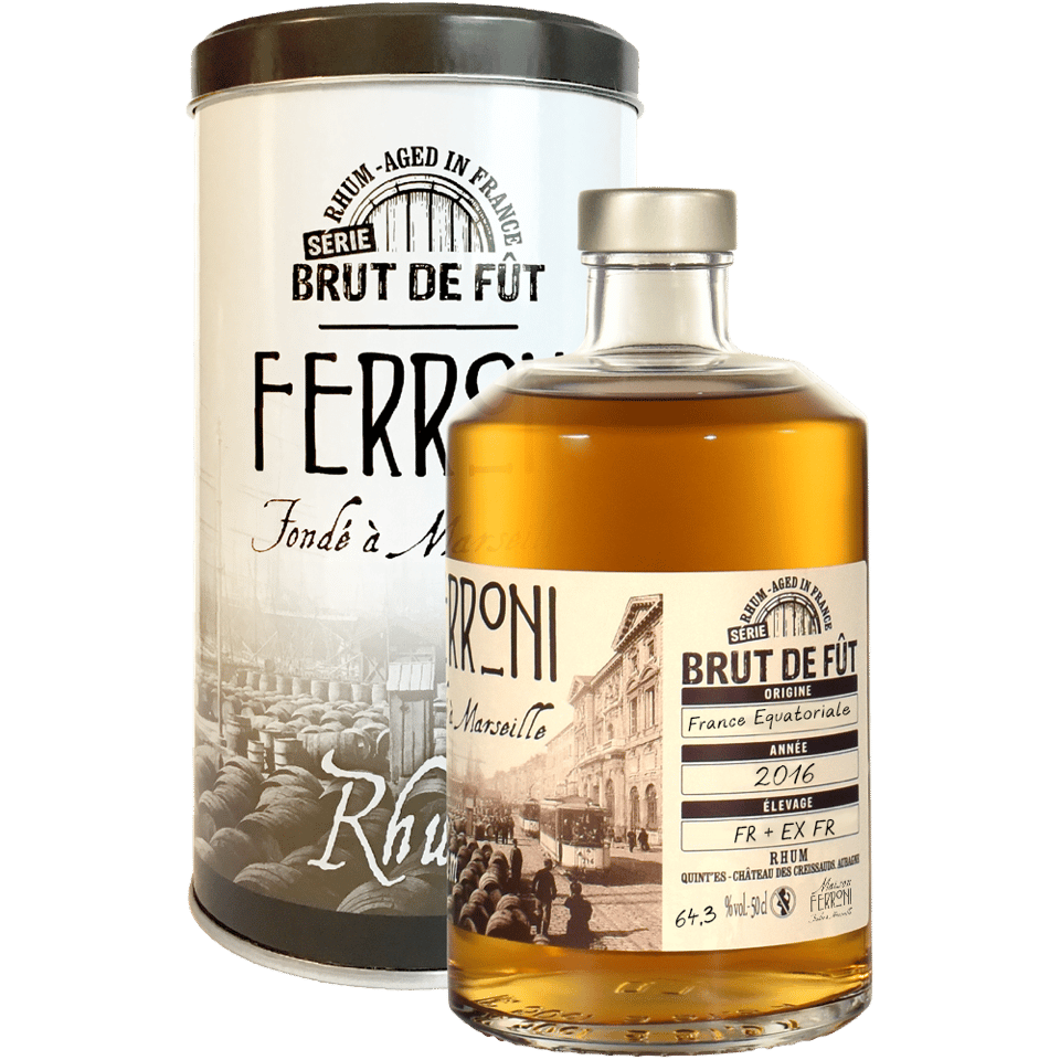 Ferroni Brut de fût 2022 - France Équatoriale 2016 - 64.3%