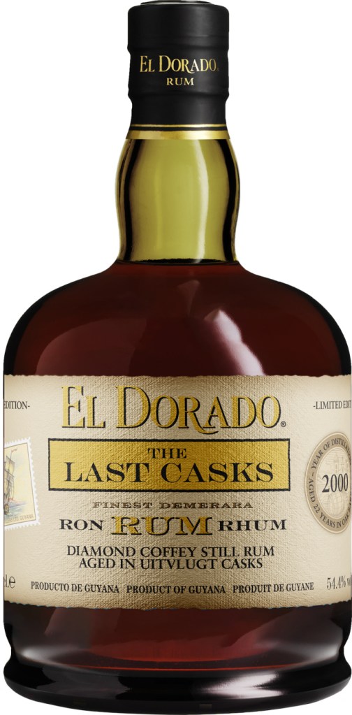 El Dorado The Last Casks - Diamond in Uitvlugt casks 2000 (22 ans) - 54.4%