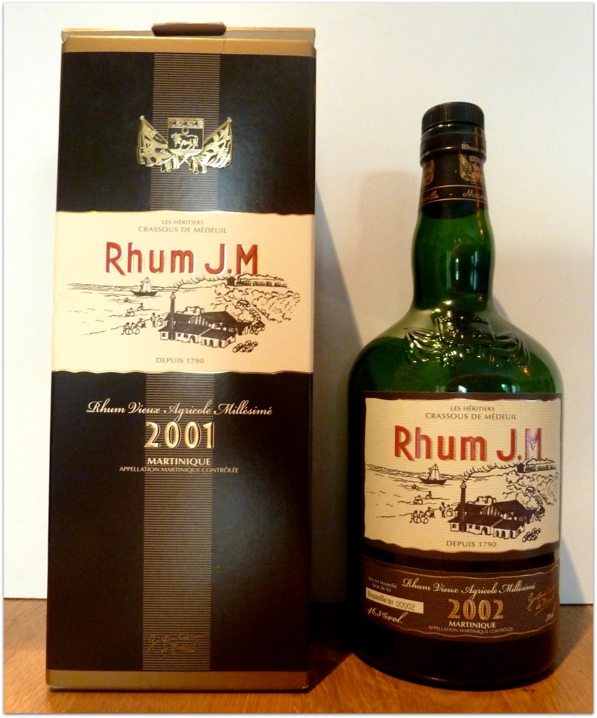 Rhum J.M 2001 et Rhum J.M 2002