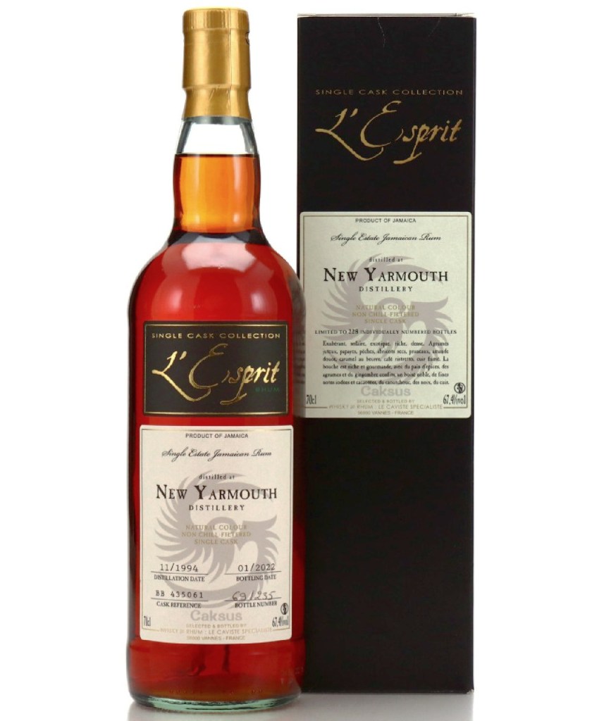 L'Esprit Rhum Cuvées 2022 - New Yarmouth 1994 - 2022 - 67.4%