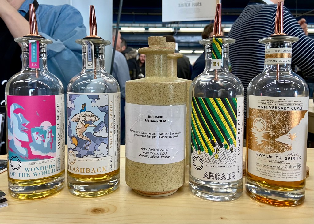 Mon Rhum fest 2023 - Swell de Spirits Bielle 2015, Swell de Spirits Wird 1996, Swell de Spirits x Los Convidados, Swell de Spirits Arcade et Swell de Spirits Anniversary Cuvée Hampden 2013