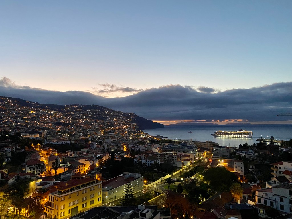 Le rhum de Madère - Vue depuis ma chambre sur le port de Funchal