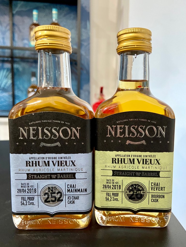 Salon La Maison 2023 - Neisson Straight from the Barrel fût 252 et fût 26