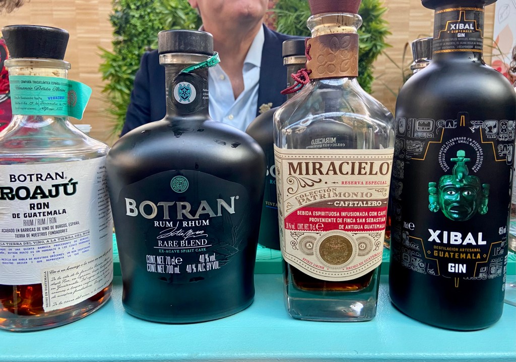 Botran Roaju, Ex-Agave Cask, Miracielo Cafétalero et gin Xibal
