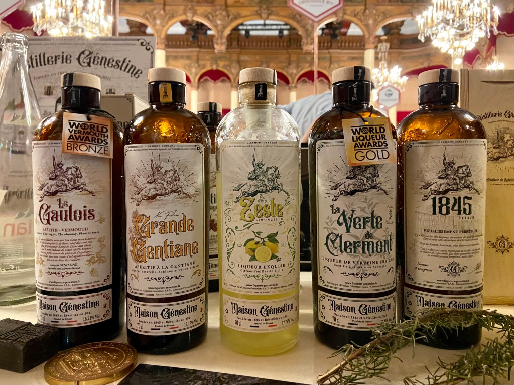 Distillerie Génestine - Le Gaulois, Grande Gentiane, Le Zeste, La Verte de Clermont et Elixir 1845