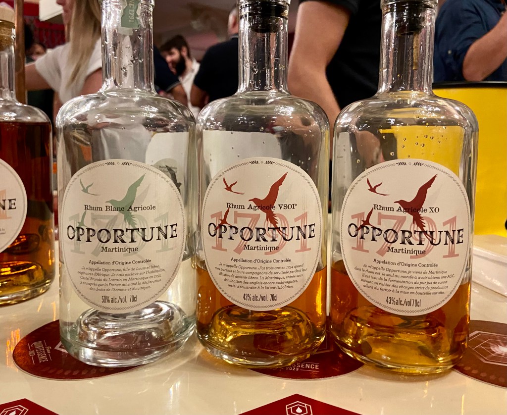 Rhum Opportune 1791 - Martinique blanc, Martinique VSOP et Martinique XO