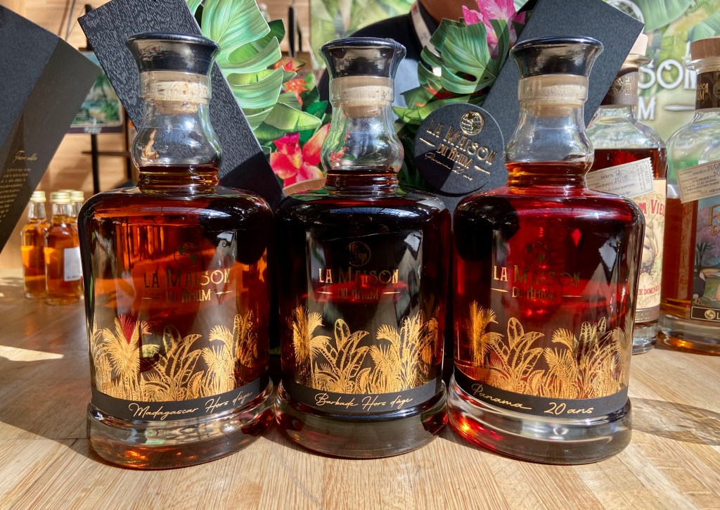 La Maison des Rhums Madagascar Hors d'Âge, Barbade Hors d'Âge et Panama 20 ans