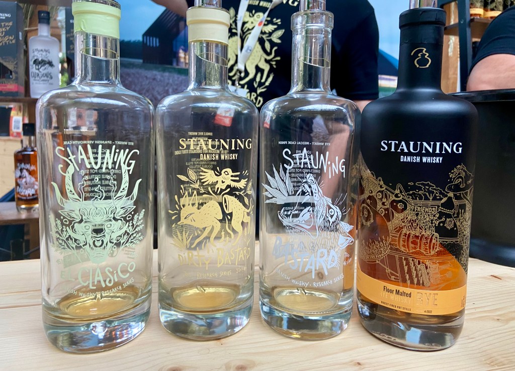 Stauning El Clasico, Stauning Dirty Bastard, Stauning Bastard et Stauning Rye Whisky
