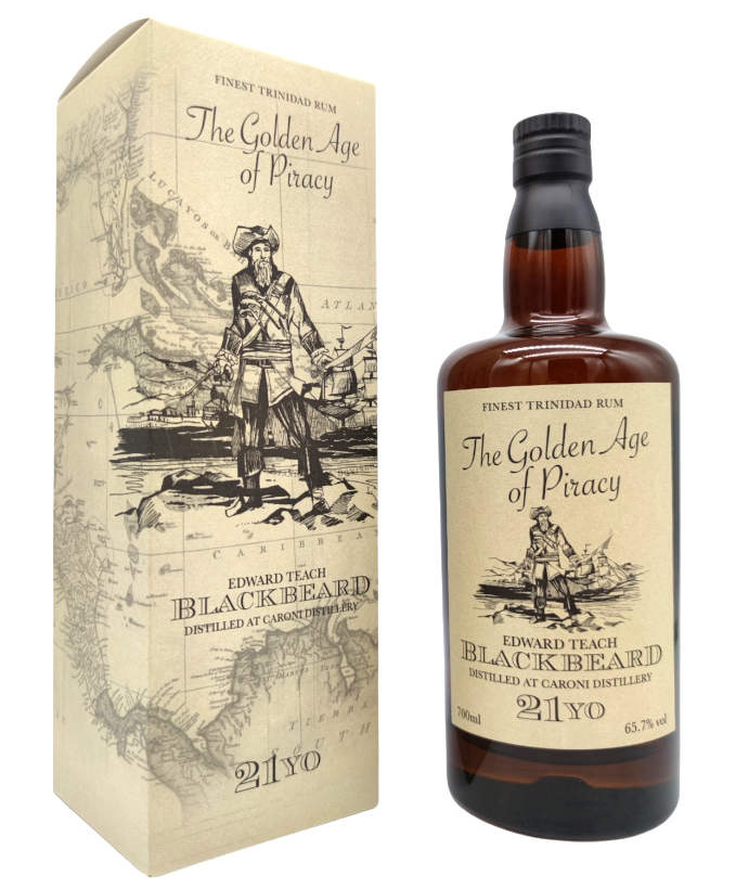 Distilia The Golden Age of Piracy - Caroni 1999-2021 - Edward Teach Blackbeard