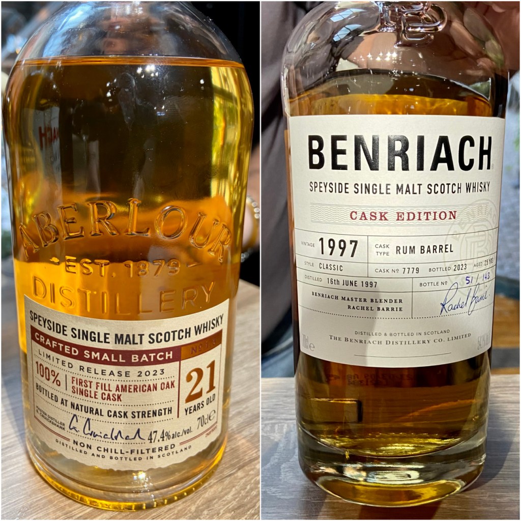 Whisky Live Paris 2023 - Aberlour 21 et Benriach 1997 Rum Barrel