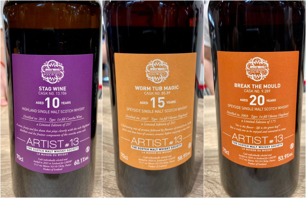 Whisky Live Paris 2023 - Artist #13 SMWS Stag Wine, Worm Tub Magic et Break the Mould
