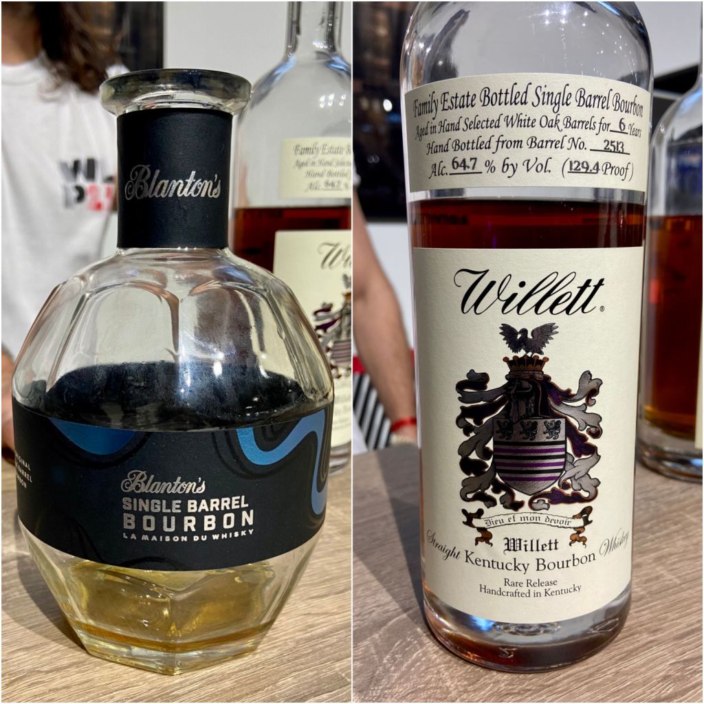 Whisky Live Paris 2023 - Blanton's single barrel pour LMDW et Willett single barrel bourbon