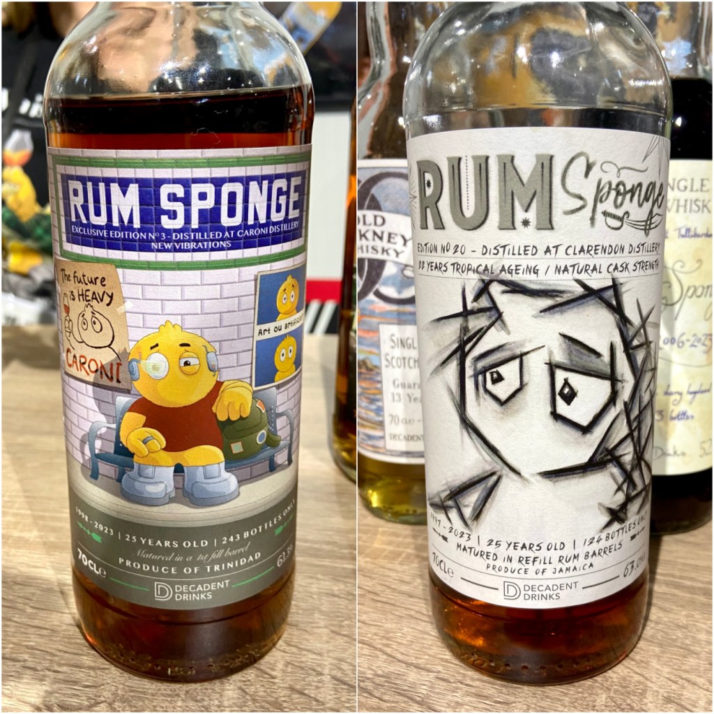 Whisky Live Paris 2023 - Rum Sponge Caroni 1998 et Clarendon 25 ans