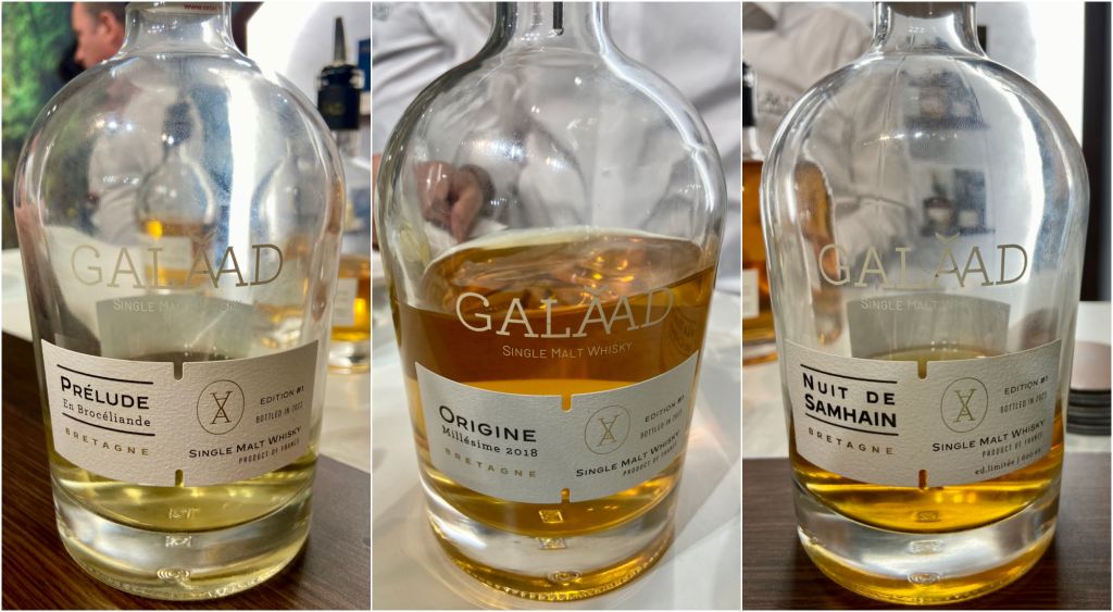 Whisky Live Paris 2023 - Galaad Prélude en Brocéliande, Origine 2018 et Nuit de Samhain