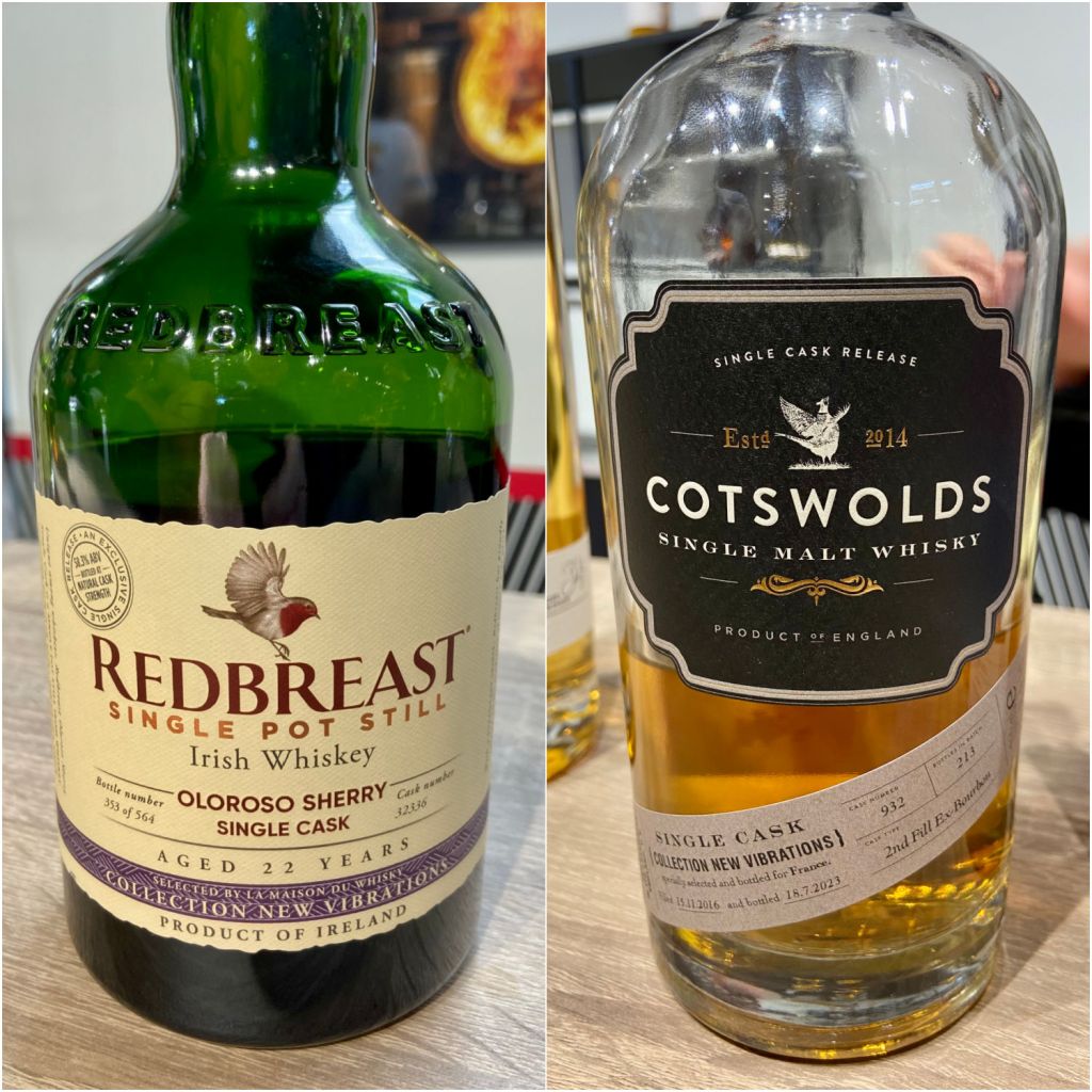 Whisky Live Paris 2023 - Redbreast 22 ans Oloroso Sherry et Costwolds 2016 Single Cask