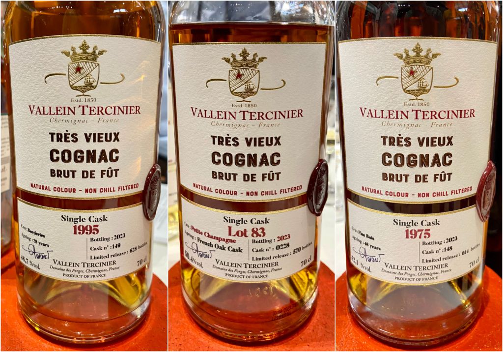 Whisky Live Paris 2023 - Vallein Tercinier 1995, Lot 83 et 1975