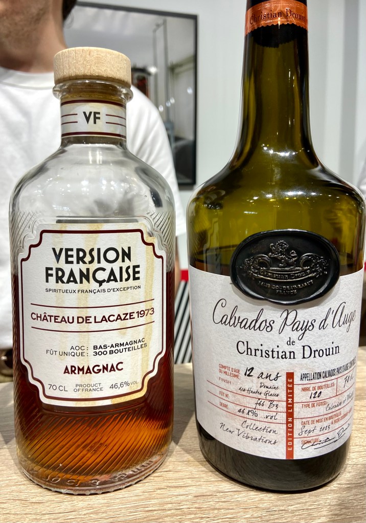 Whisky Live Paris 2023 - Version Française Armagnac Château de Lacaze 1973 et Clavados Christian Drouin 12 ans (ex-fût de whisky des Hauts de Glace)