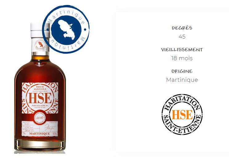 Calendrier de l'avent La Route des Rhums - Jour 3 : HSE Parcellaire #1 Canne d'Or 2016 élevé sous bois - 45 %