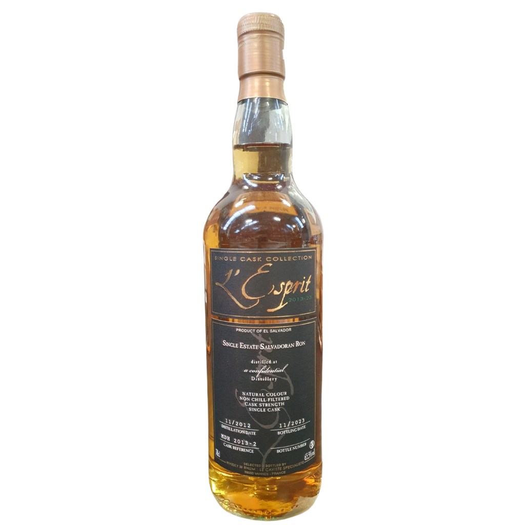 L’Esprit Rhum El Salvador 2013/2023 – 65.5 %