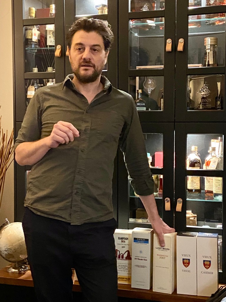 Dégustation Velier chez Excellence Rhum - Daniele Biondi
