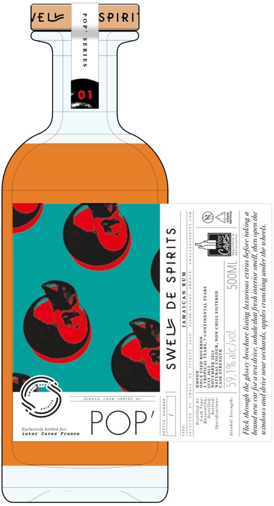 Swell de Spirits Pop #1 – Intercaves HPDN 2012 (low esters) – 59.1 %