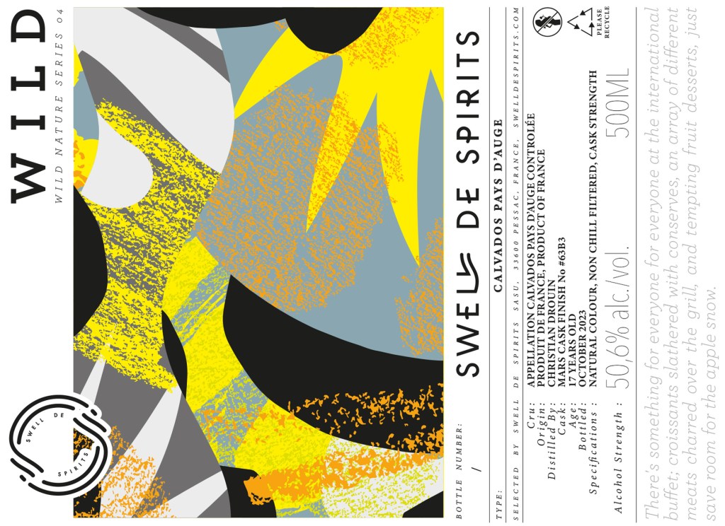 Swell de Spirits Wild Nature Series #4 – Calvados Drouin 17 ans (finish whisky Mars) – 50.6 %