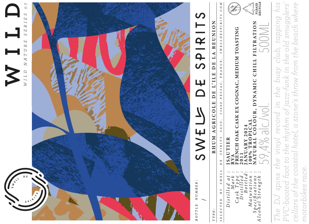 Swell de Spirits Wild Nature Series #7 – Isautier 2011 (Agricole) – 59.4 %