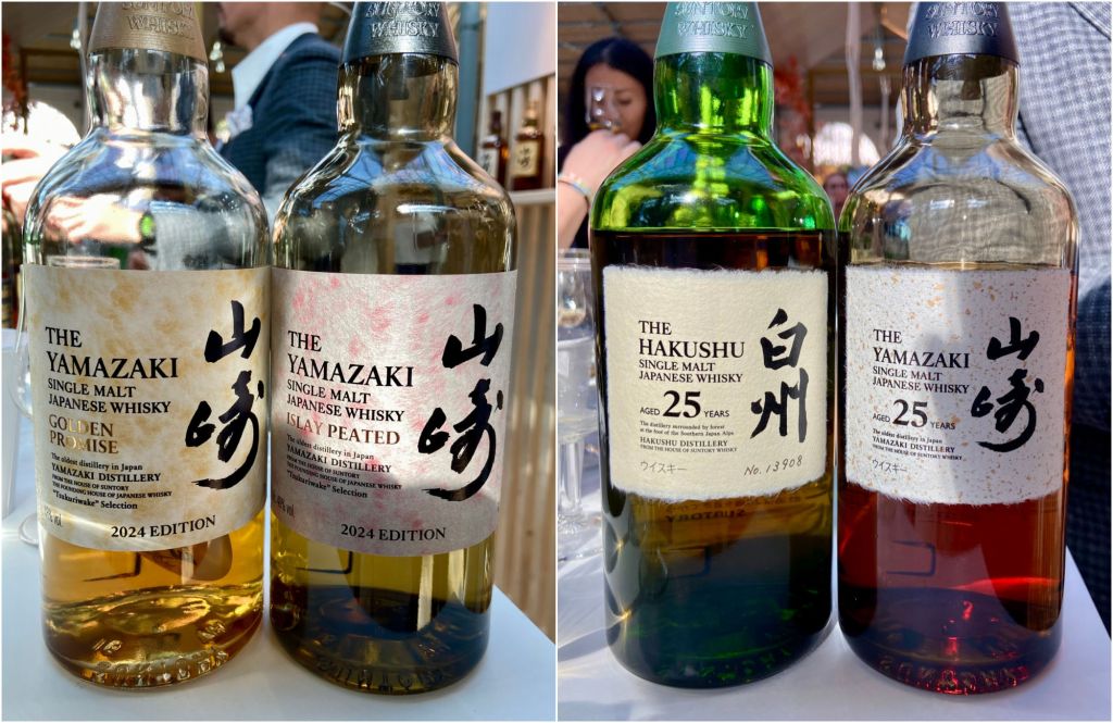 Salon Dugas Club Expert 2024 - The Yamazaki Golden Promise, Islay Peated, Hakushu et Yamazaki 25