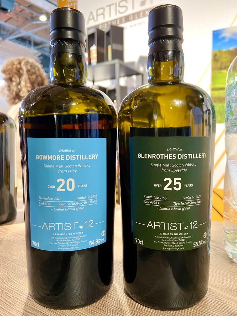 Whisky Live Paris 2024 - Artist 12 Bowmore 20 et Glenrothes 25
