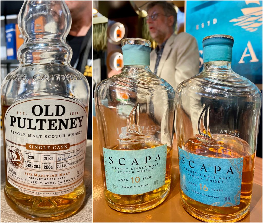 Whisky Live Paris 2024 - Old Pulteney Single Cask 2004, Scapa 10 ans et Scapa 16 ans