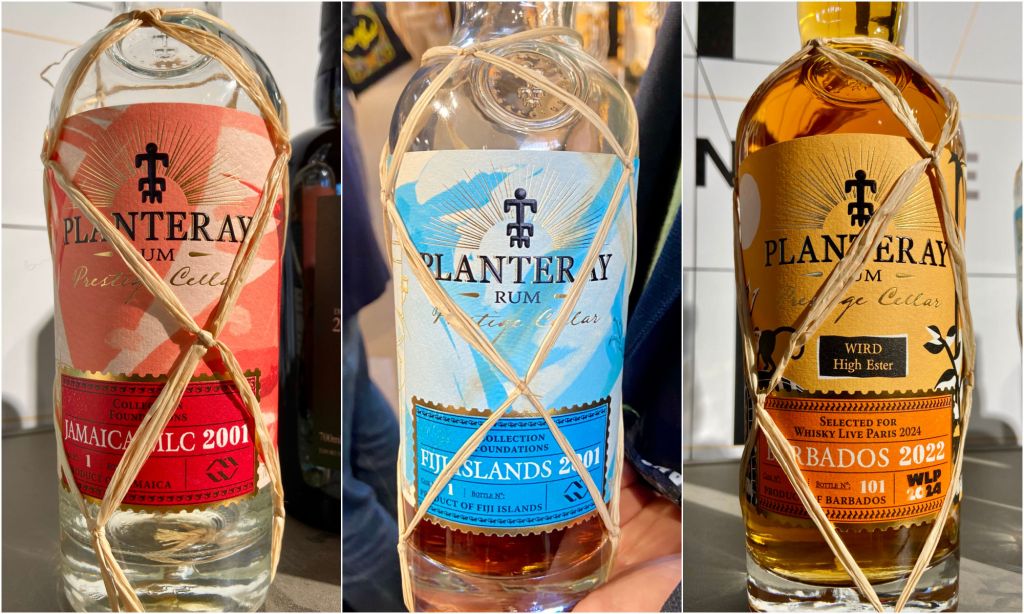 Whisky Live Paris 2024 - Planteray Jamaica MLC 2001, Fuji 2001 et Barbados High Ester 2022