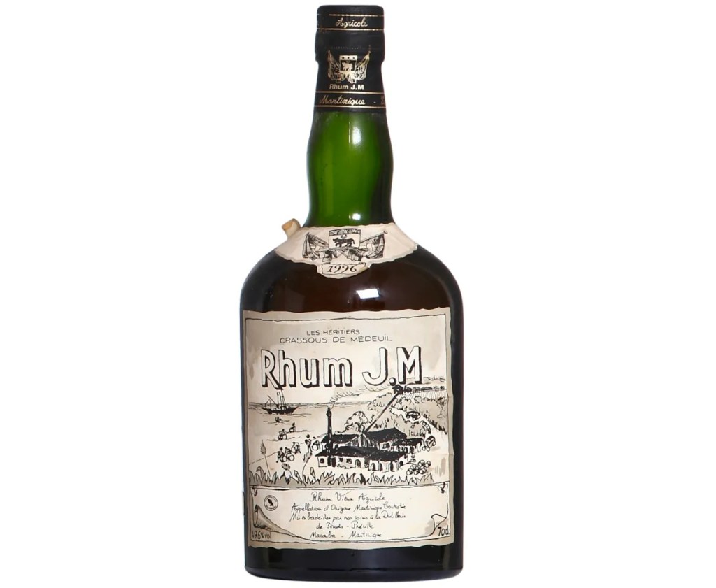 Rhum J.M 10 ans Millésime 1996 (photo ROW Spirits)