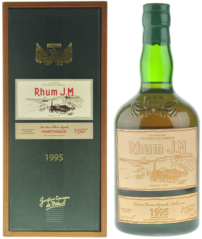 Rhum J.M 15 ans Millésime 1995 (photo Excellence Rhum)