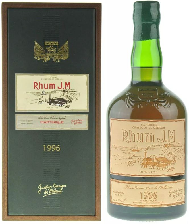 Rhum J.M 15 ans Millésime 1996 (photo Excellence Rhum)