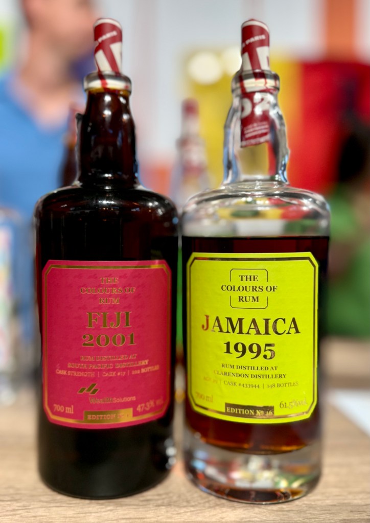Whisky Live Paris 2025 - Colors of Rum Fiji 2001 et Jamaica 1995