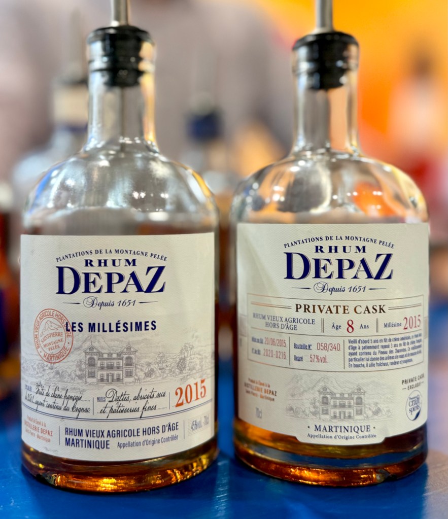 Whisky Live Paris 2025 - Depaz Millésime 2015 et Private Cask PCS 8 ans