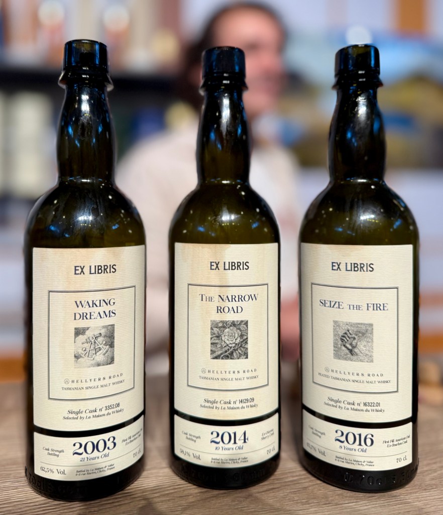 Whisky Live Paris 2025 - Ex Libris Hellyer's Road 2003, 2014 et 2016