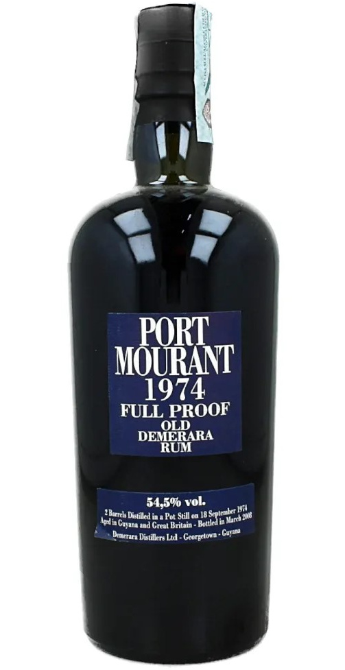 Port Mourant 1974 - 54.5 % (photo Row Spirits)