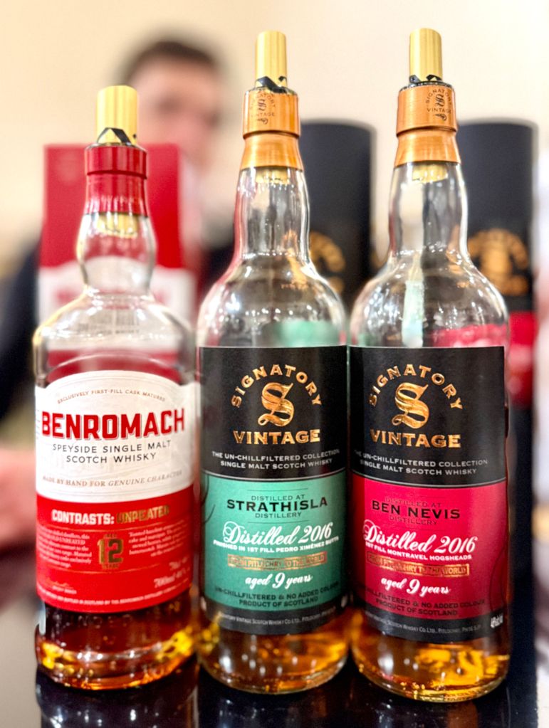 La Maison 2026 - Benromach Unpeated, Signatory Vintage Strathisla 9 ans et Ben Nevis 9 ans