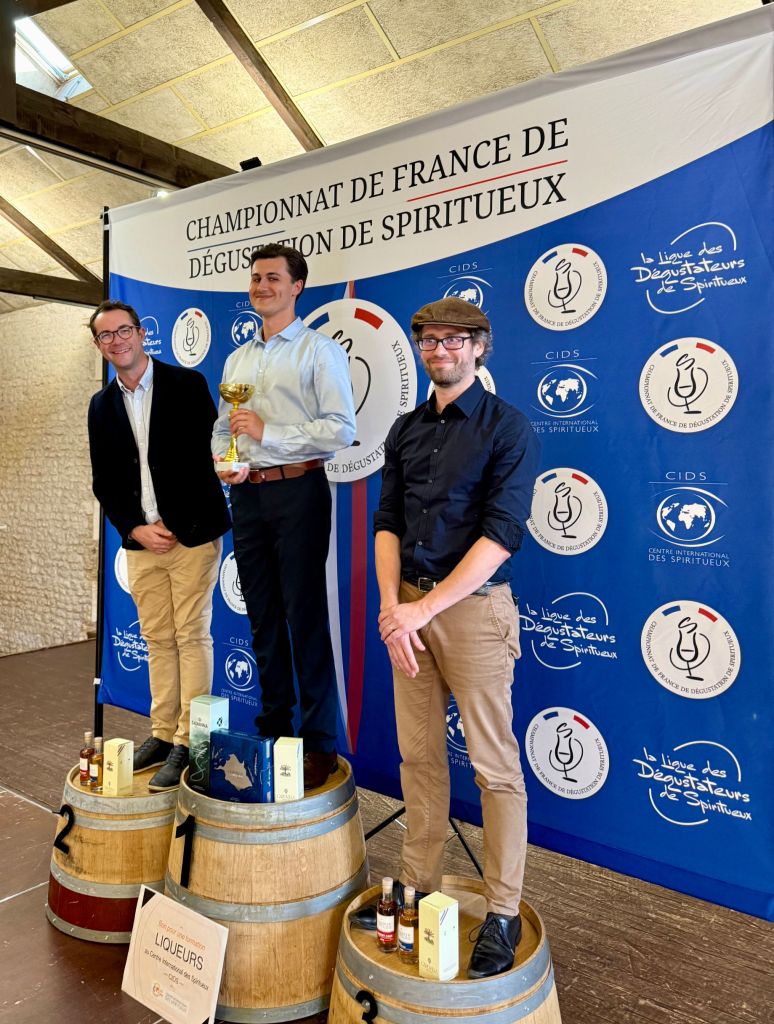 Championnat de France de Dégustation de Spiritueux 2026 - Le podium