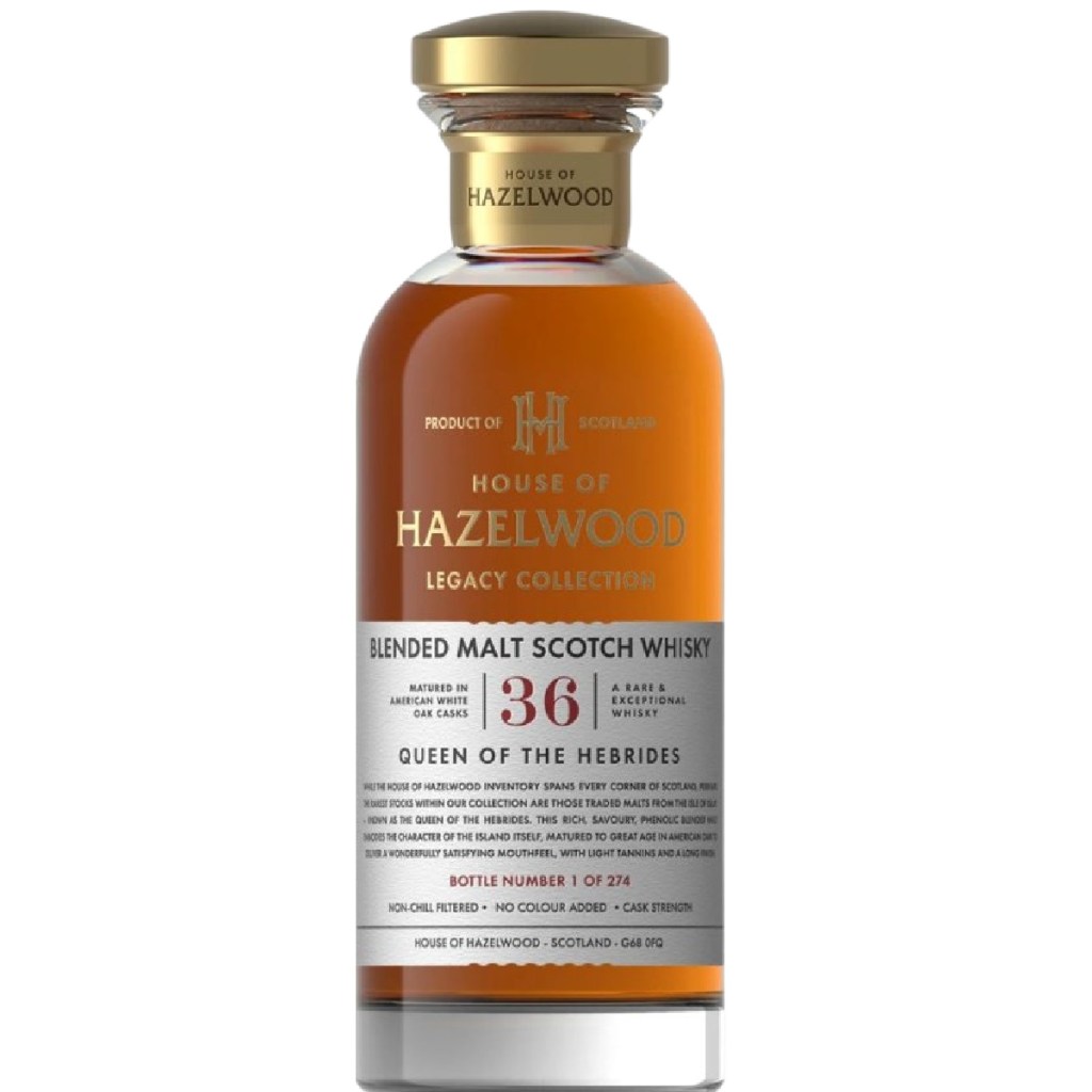 House of Hazelwood – The Legacy Collection – Queen of the Hebrides (36 ans - Islay Blended Malt Scotch Whisky) – 43.4 %