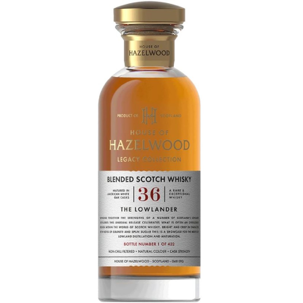 House of Hazelwood – The Legacy Collection – The Lowlander (36 ans - Blended Scotch Whisky) – 45.9 %