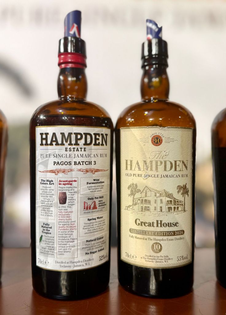 Whisky Live 2026 - Hampden Pagos batch 3 et Hampden Great House 2026 10 ans