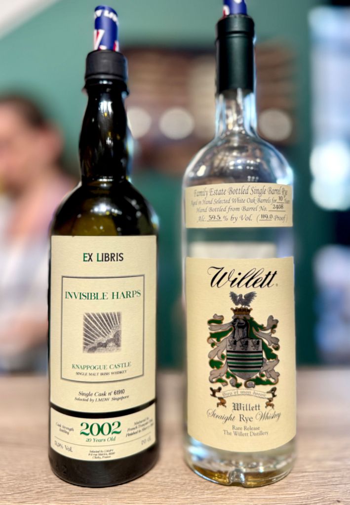 Whisky Live Paris 2026 - Ex Libris Knappogue Castle 2002 et Willett Rye